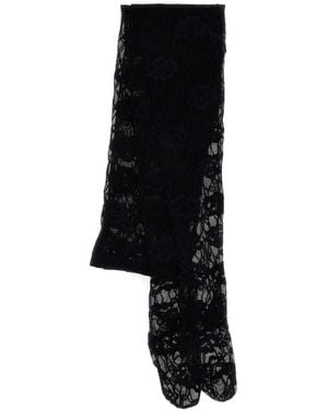Saint Laurent Lace Collant - Black