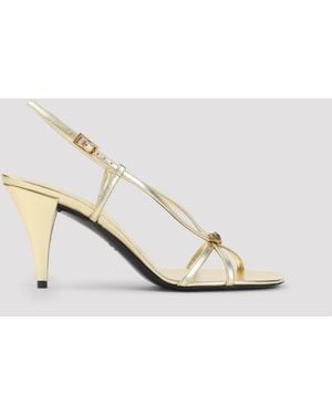 Versace Laminierte Sandale von - Mettallic