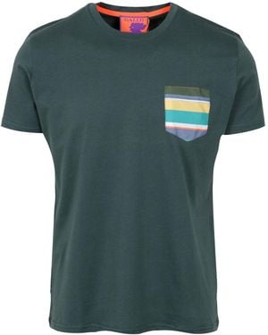Gallo T-shirts En Polo's Petroleum+suikerriet+zacht Goud - Groen