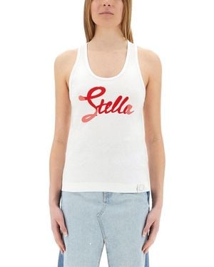 Stella McCartney Regular Fit Tank Top - White