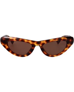 Bottega Veneta Havana-Havana- Acetate Sunglasses - Brown