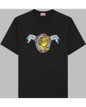 KENZO T Shirt "Jumping Tiger" - Black