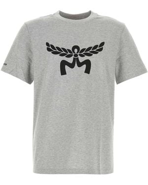 MCM Grauer Baumwoll -T -Shirt