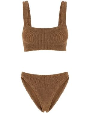 Hunza G Xandra Bikini For Mini Swim Set - White