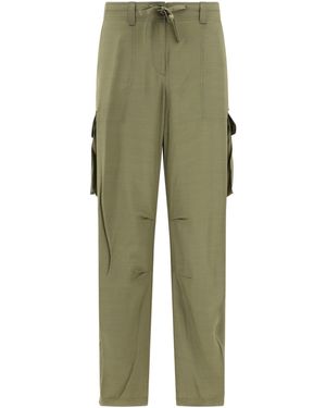 Golden Goose Pantalones de carga de Wide - Verde