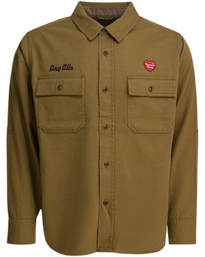 Human Made "Work" Overshirt Jacket - Green