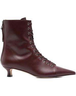 Aeyde Trixi Calf Leather Port Shoes - Brown