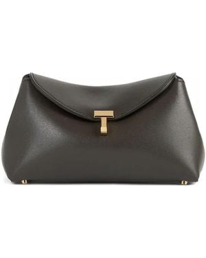 TOTEME Mini Leather Clutch - Black