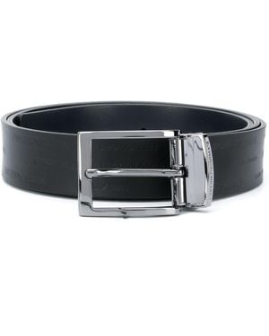 Eclat Jewels Leather Belt - Black