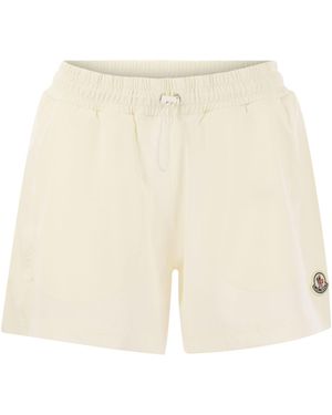 Moncler Shorts Jersey - Neutro