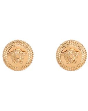 Versace 'Medusa' Earrings - Natural