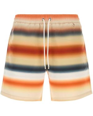 Loewe Printed Polyester Swimming Shorts - Orange
