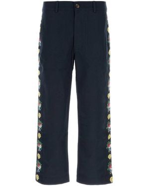 BAZISZT Pine Trousers - Blue