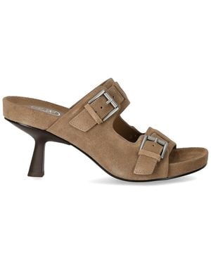 Ash Jewel Hazelnut Heeled Mule - Brown