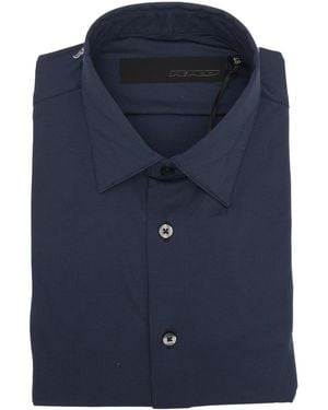 Rrd Oxford Jacquard Shirt - Blue