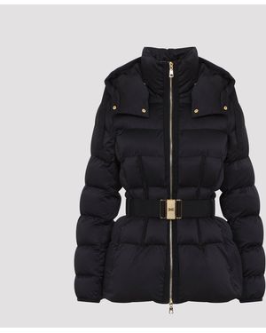 Elisabetta Franchi Polyester Down Puffer Jacket - Black