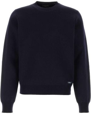 Prada Logo Jumpers - Blue