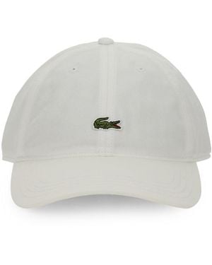 Lacoste Cotton Hat - White