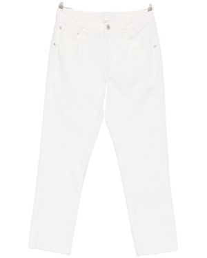 Brunello Cucinelli Baumwollhose - Weiß