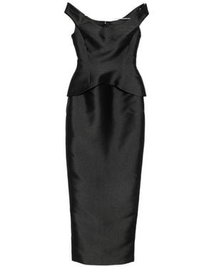 Solace London Pieta Maxi Dress - Black