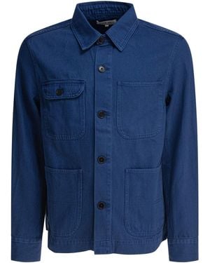Alex Mill Work Overshirt Jacket Giacche Blu-Uomo