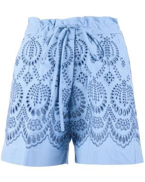 P.A.R.O.S.H. P.A.R.O..H. Shorts Cotton - Blue