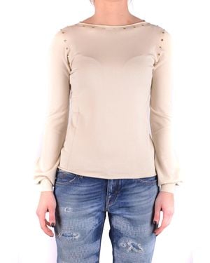 Twinset Pullover Weiß - Blau