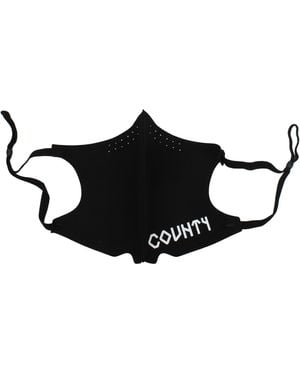 Marcelo Burlon Mask Mask Fabric - Black