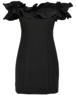 ROTATE BIRGER CHRISTENSEN Drehen Sie Birger Christensen 'Mini Ruffle' Kleid - Schwarz