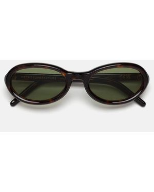 Retrosuperfuture Sonnenbrille Cherry Havana 4 Ok Braun/Grün Unisex - Mehrfarbig