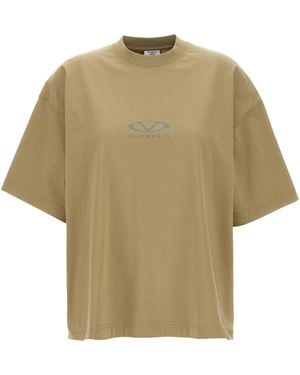 Vetements 'logotipo ovalado' camiseta - Neutro