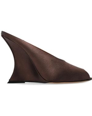 Paris Texas Wedge Sandals "Nina" - Brown