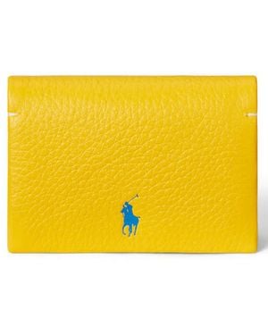 Ralph Lauren Ply Flp Cc Kartenetui klein - Gelb