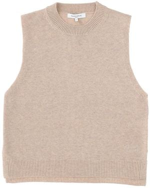 Maison Kitsuné Maison Kitsuné Wool Vest - Natural