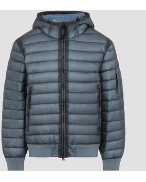 C.P. Company Chaqueta de plumón con lentes y capucha Shell de - Azul