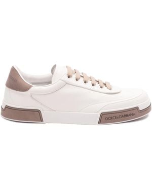 Dolce & Gabbana Portofino Nappa Sneaker - Neutro