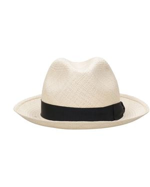 Borsalino Hats - White