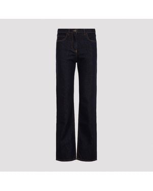 Etro Lurex Cotton Jeans - Blau