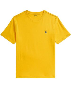 Polo Ralph Lauren T-Shirt With Logo - Yellow