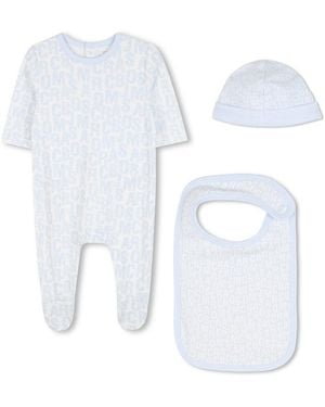 Marc Jacobs Pyjama Set With Gag And Hat - White