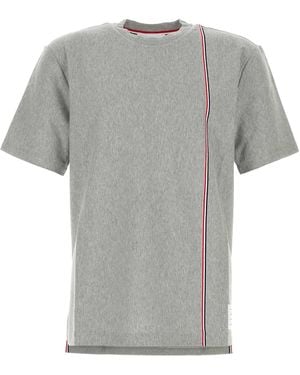 Thom Browne Cotton T Shirt - Grey