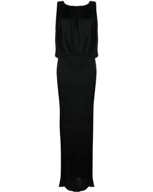 Saint Laurent Ärmelloses Kleid - Schwarz
