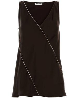 Jil Sander Top 131 W Chain - Black