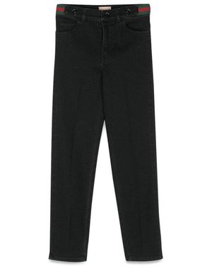 Gucci J Trousers Denim//Mix - Black