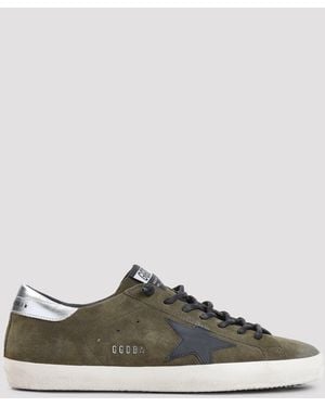 Golden Goose 100% Cow Leather Trainers - Green