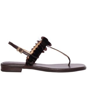 Michael Kors Loretta Thong Sandal - White