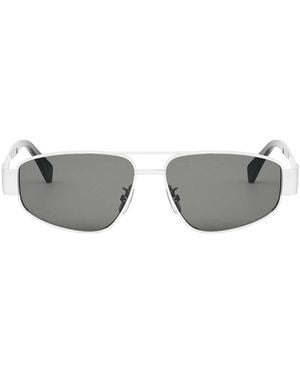 Celine Metal Triomphe Sonnenbrille - Grau