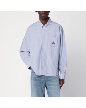 Brain Dead Striped Shirt Brooks Brothers X - Blue