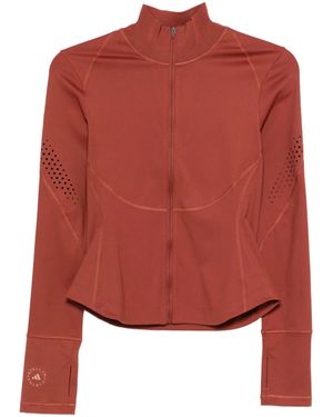 adidas By Stella McCartney Perforated-Detail Jacket - Red