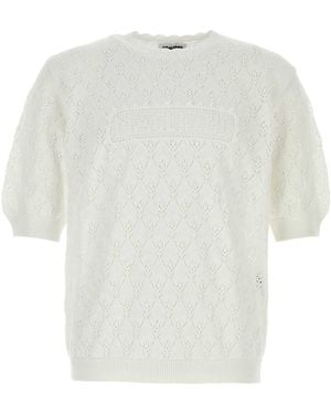 Magliano Crochet Jumper - White